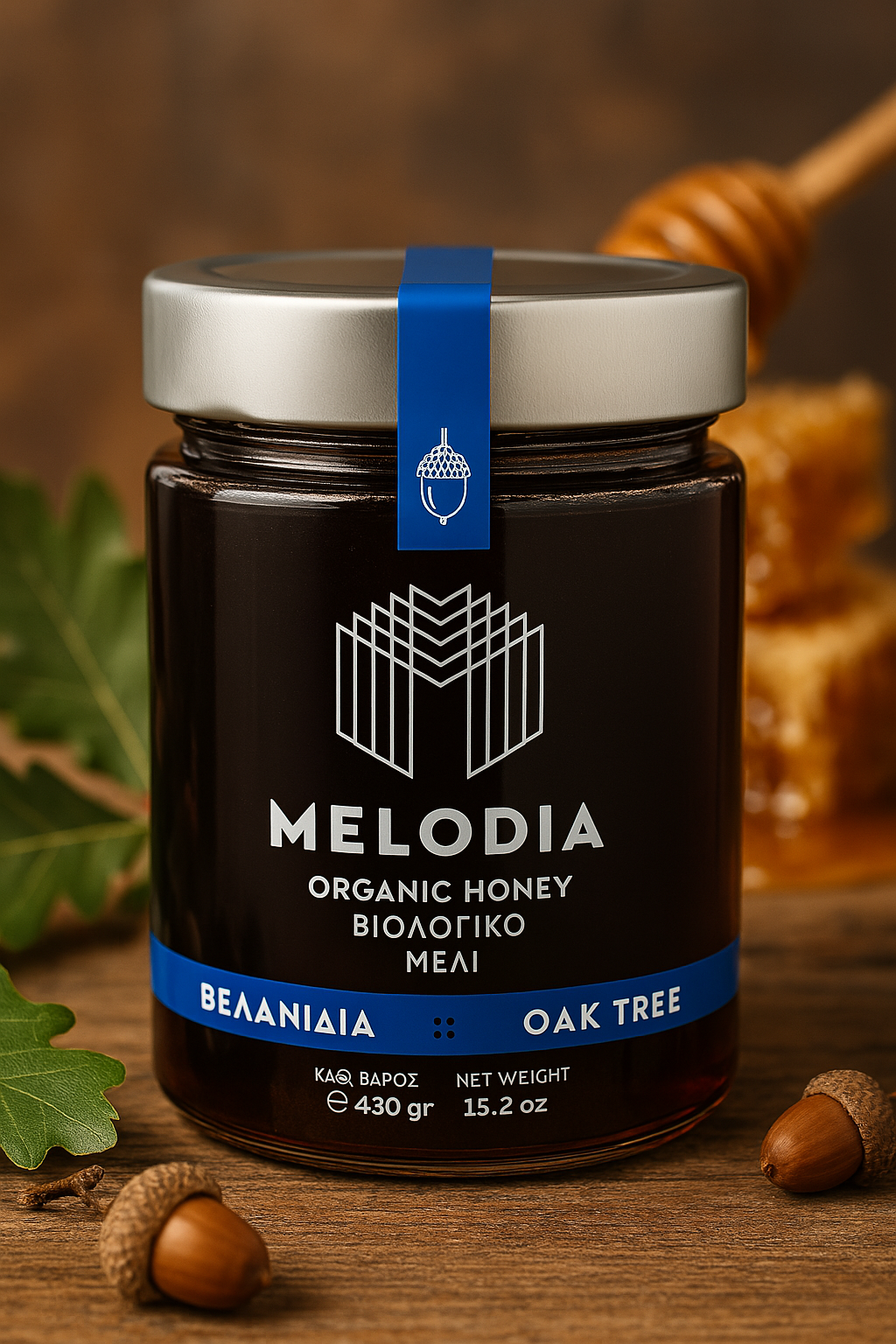 Melodia Bio Eichenhonig 430gr