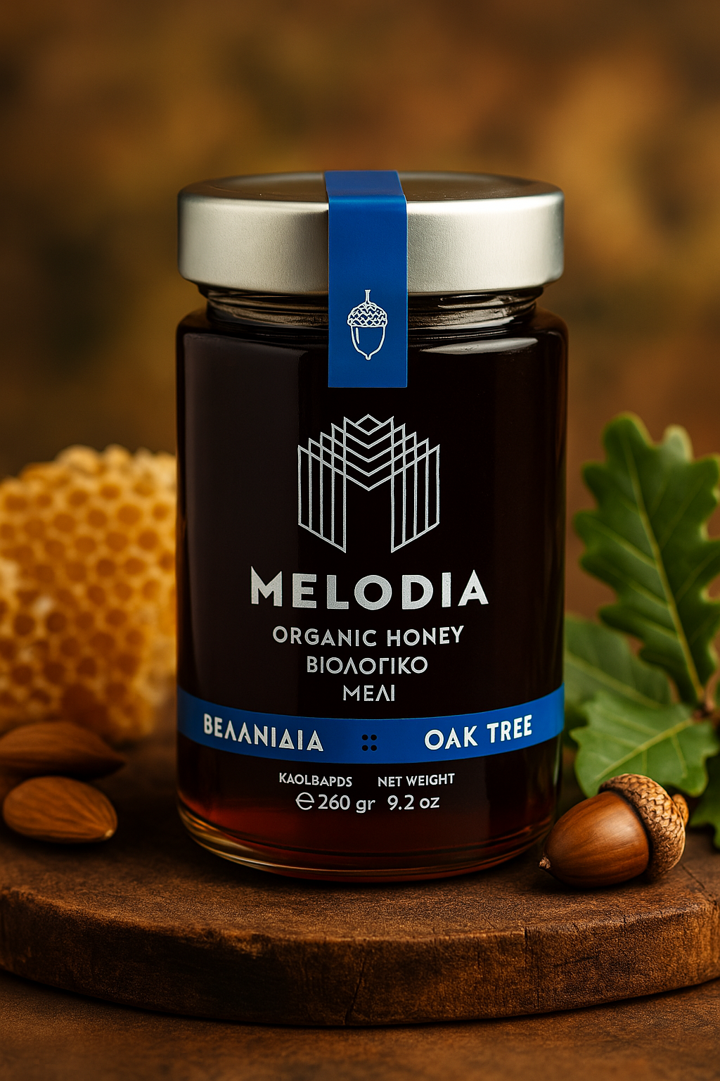 Melodia Bio Eichenhonig 260gr