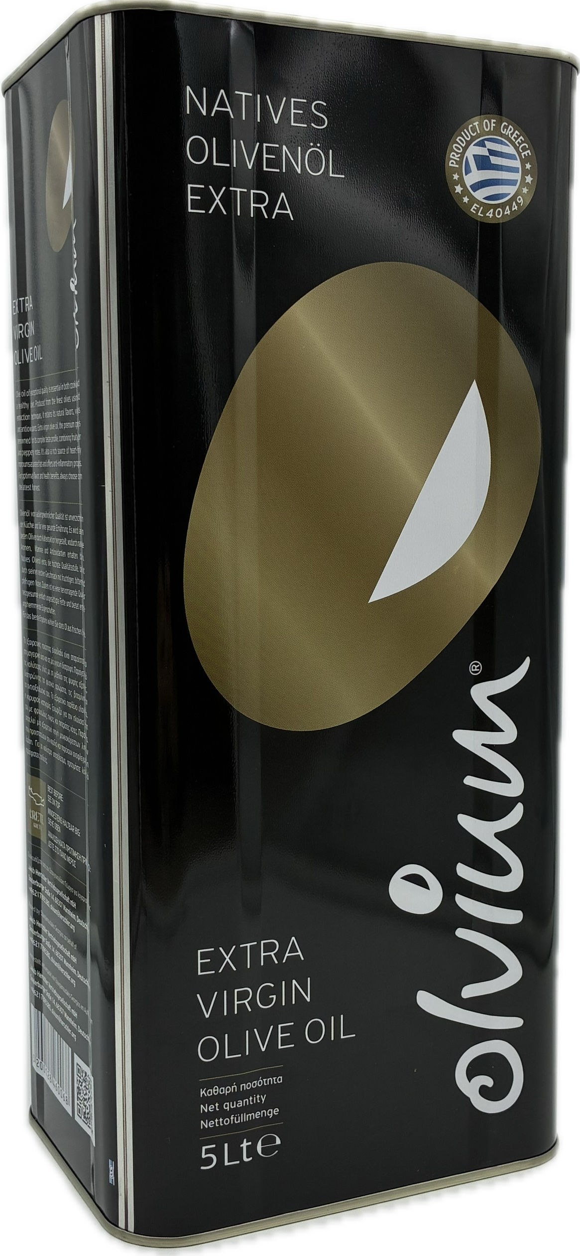 Olvium Kretanisches Olivenöl 5 Liter Kanister