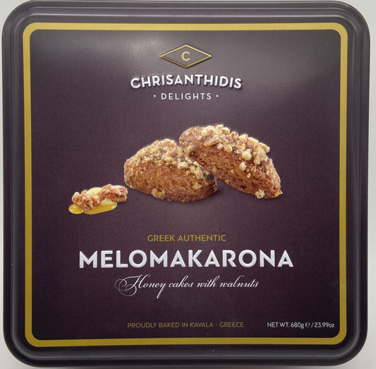 Chrisanthidis Melomakarona in Metallbox aus Griechenland 680gr