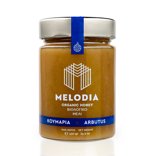 Melodia Bio Erdbeerbaumhonig 430gr